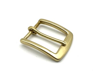 Solid Brass Buckle Western Style Leather Belt Buckle 1 1/2&#39;&#39;