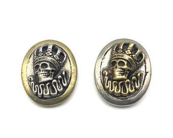 Crown Skull Conchos Screw Back Rivets Post Bag Purse Hardwares Leather Decoration Studs