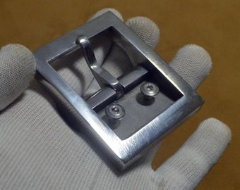 Custom Stainless Buckle Personalized Belt Buckle Single Prong Heavy Thickness Buckle