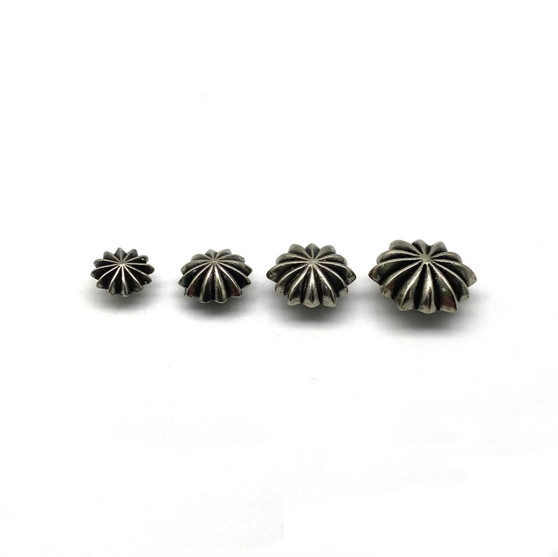 Chrysanthemum Rivets Button Leather Flower Concho Screw Back Rivets - Etsy