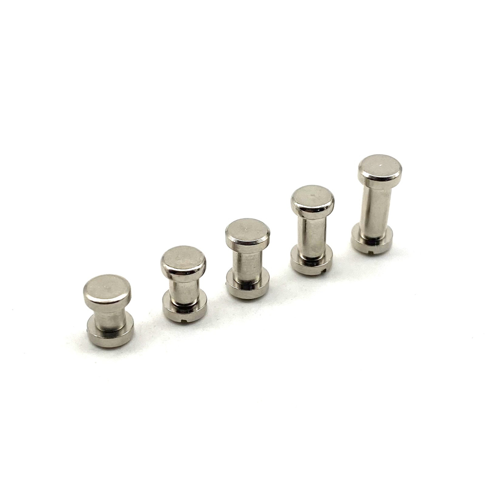6mm Cap Silver Chicago Screw Rivets Leather Screw Button Book Binding ...