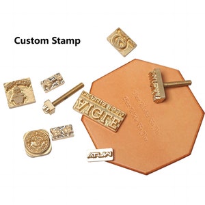 Timbro in ottone personalizzato, timbro in pelle, timbro in ferro riscaldante per pelle, timbro in legno, timbro per pane, timbro con icona del logo, strumento per timbratura del marchio