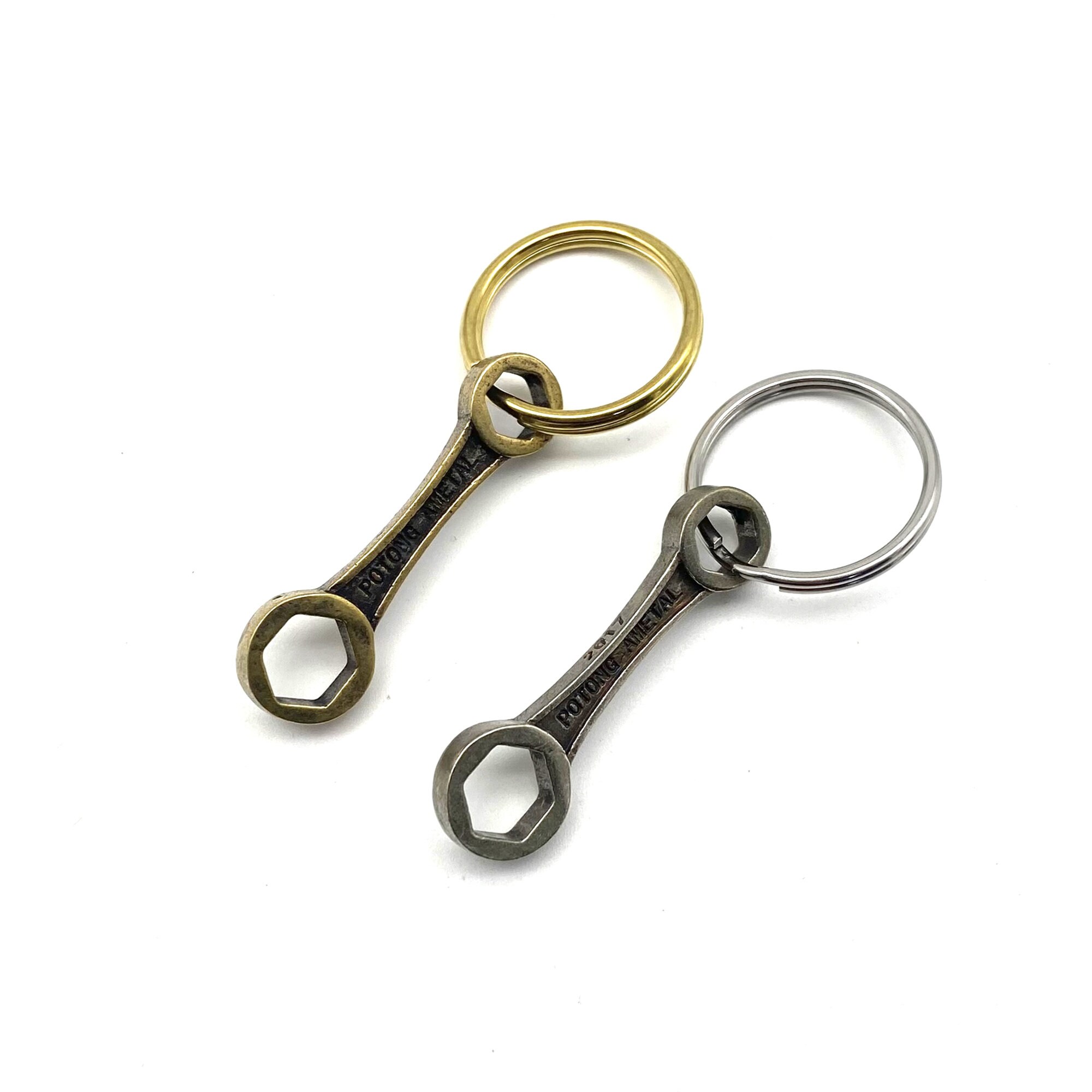 小物 calee concho key ring brass Copper Wrench Keyring Brass Spanner Keychain Pendants - Etsy