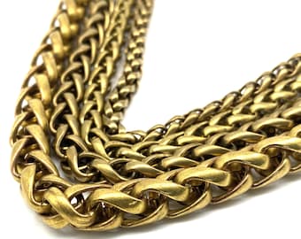 Brass Wheat Chain 4/6/8/10mm Plama Chains Handbag Chain Purse Chain