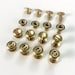 Brass Bullet Rivet Leather Fastener Rivets Chicago Screw Rivets 3.5/5.5 ...