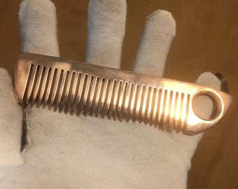 Peigne à cheveux en cuivre rouge fait main,peignes brosse à cheveux personnalisés,cadeaux personnalisés