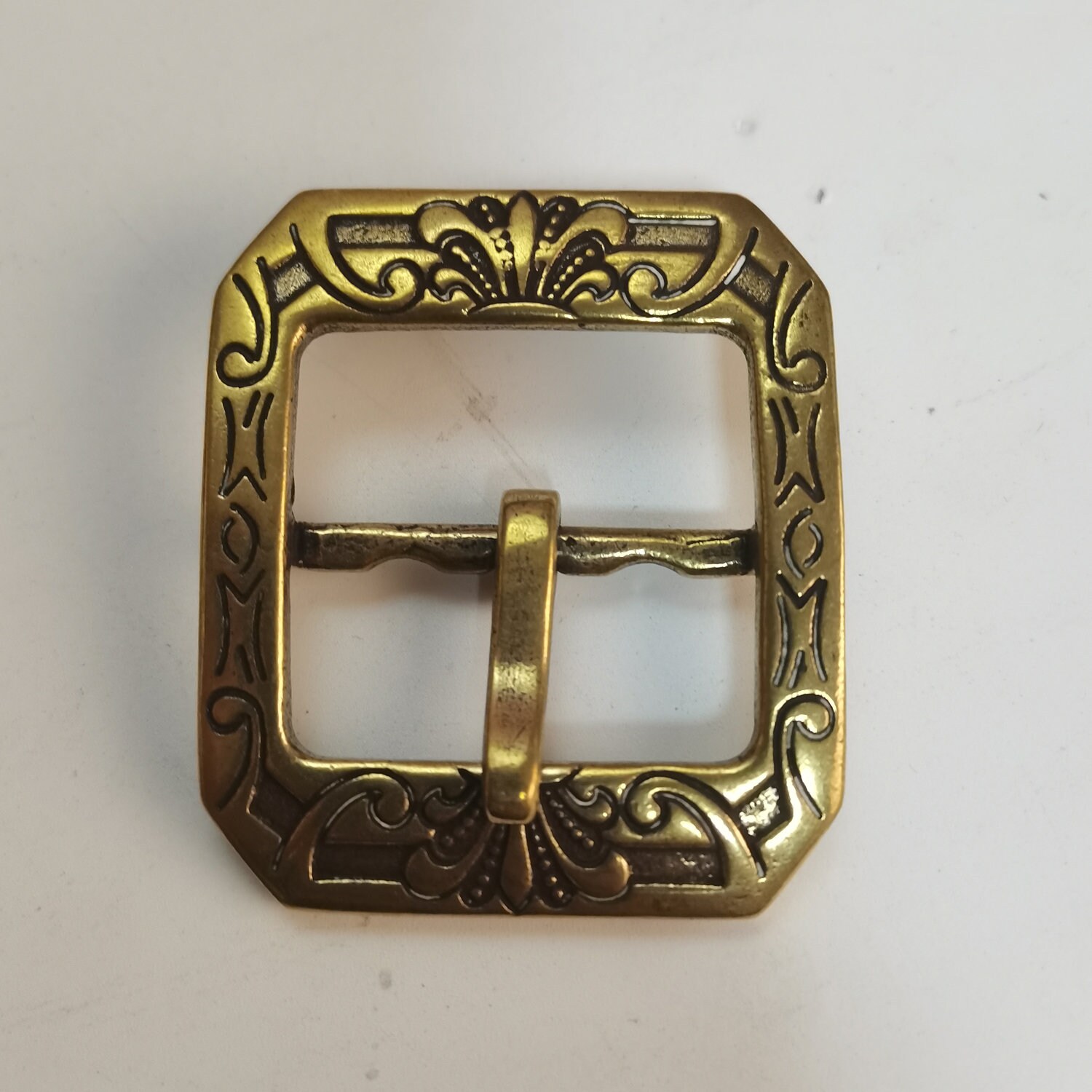 Retro Pin Buckle Vintage Brass Buckle for Leather Belts - Etsy display picture 1