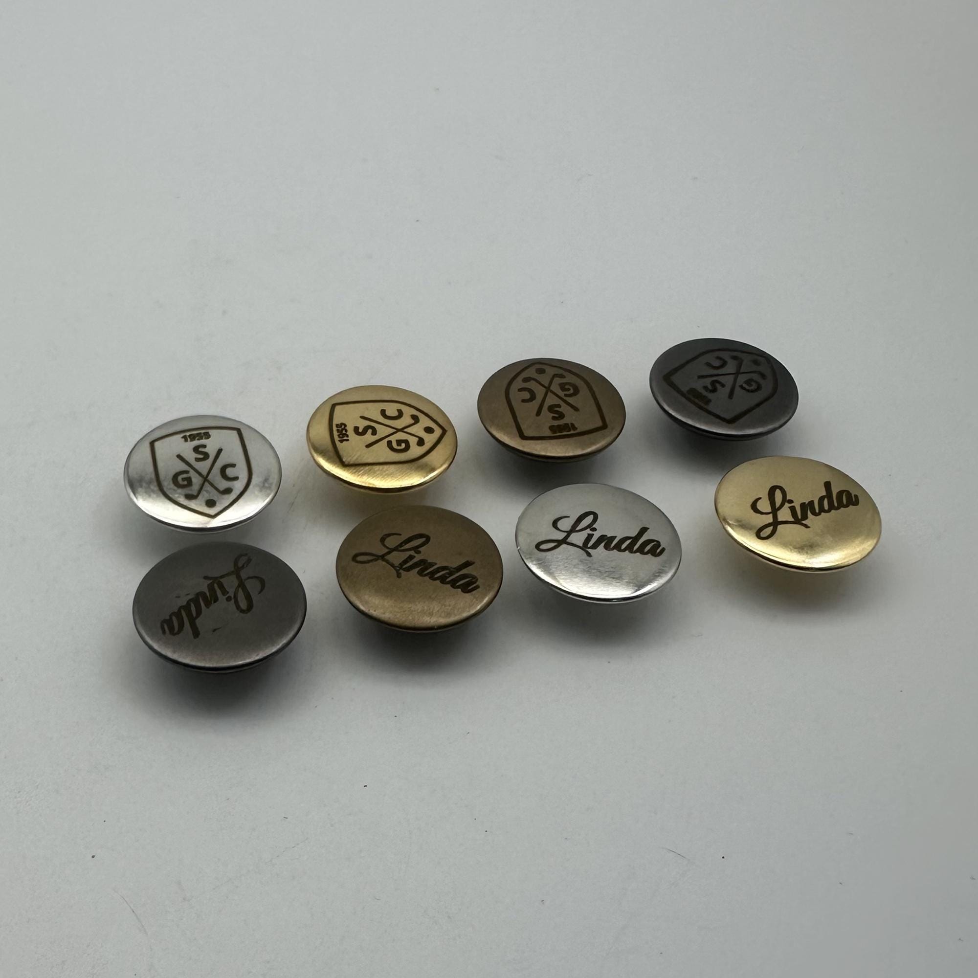 Custom Logo Brass Sewing Button,clothing Buttons,shank Button,20mm ...