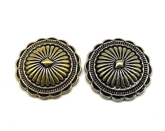 Boho Conchos Leather Craft Decoration Concho Rivets Screw Back
