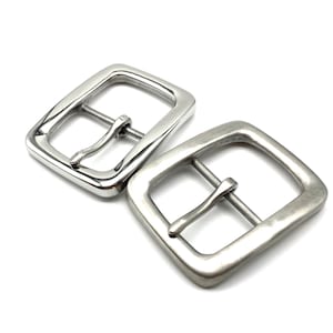 ステンレスベルトバックル 強力ピンバックル レザーベルトバックル 1 1/2''、高耐久バックル