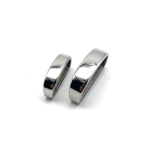 25/30mm Belts Keeper Stainless Loop Mens Leather Belt Fastened Loop