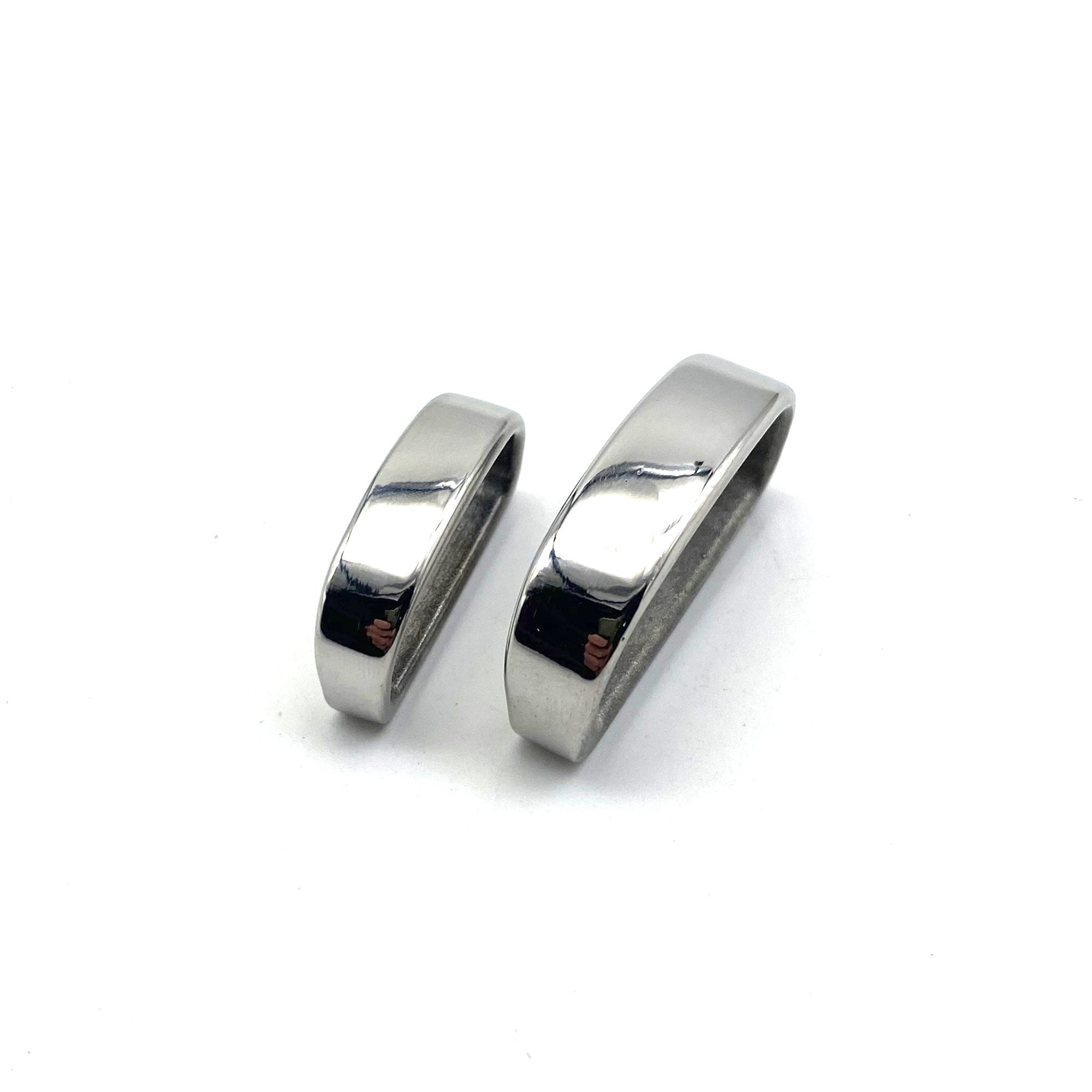 25/30 mm ベルトキーパー ステンレスループ メンズ レザーベルト 留め