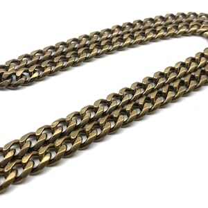 Massivem Messing Panzerkette Taschenkette ersetzen Schmuck finden Ketten