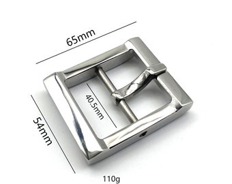 ステンレス製耐久性バックル メンズレザーベルトバックル 40 mm - Etsy