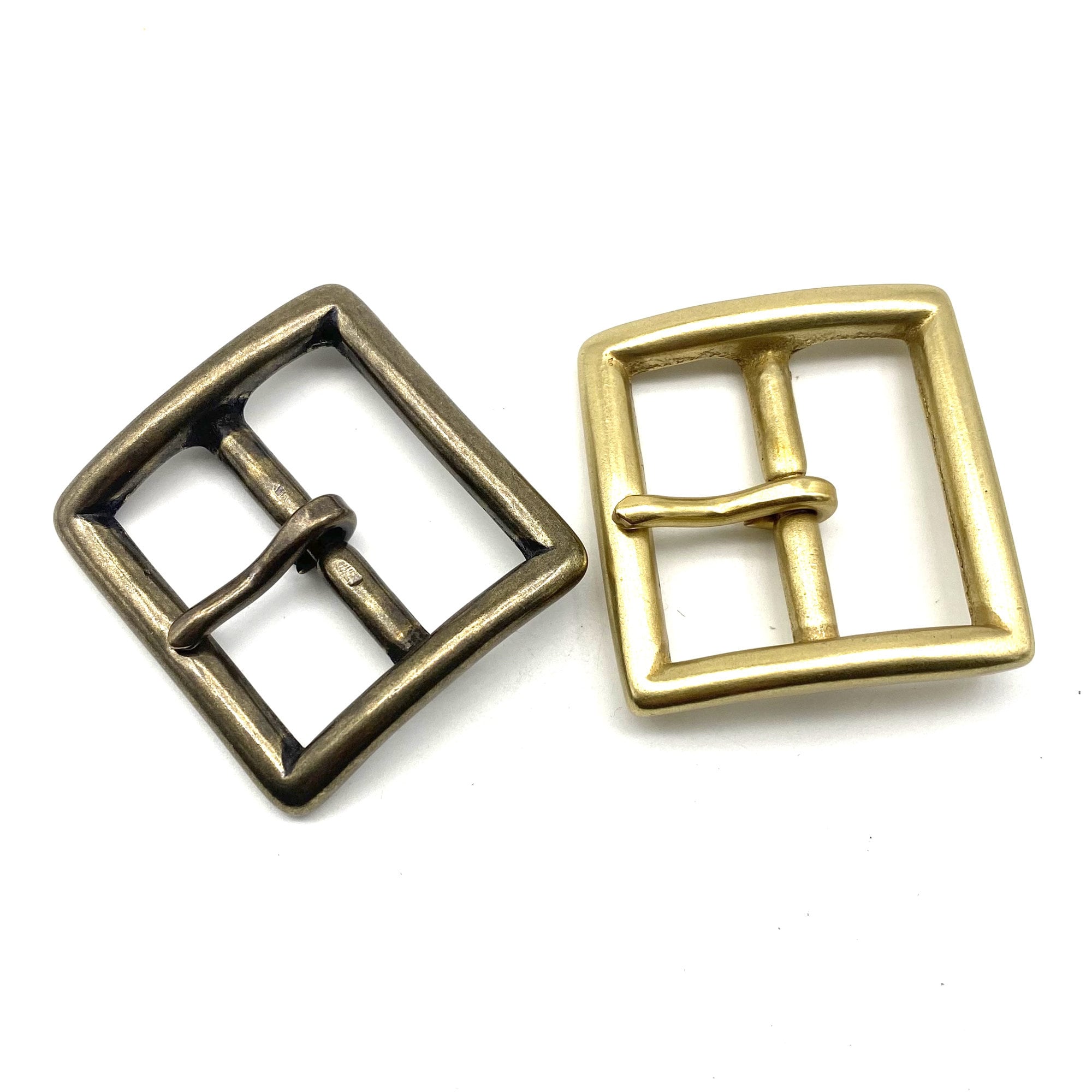 Antique Bronze Buckle Brass Center Pin Buckle 40mm - Etsy