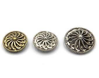 Leather Concho Rivets,Leather Screw Button Rivets,Leather Decoration Hardwares