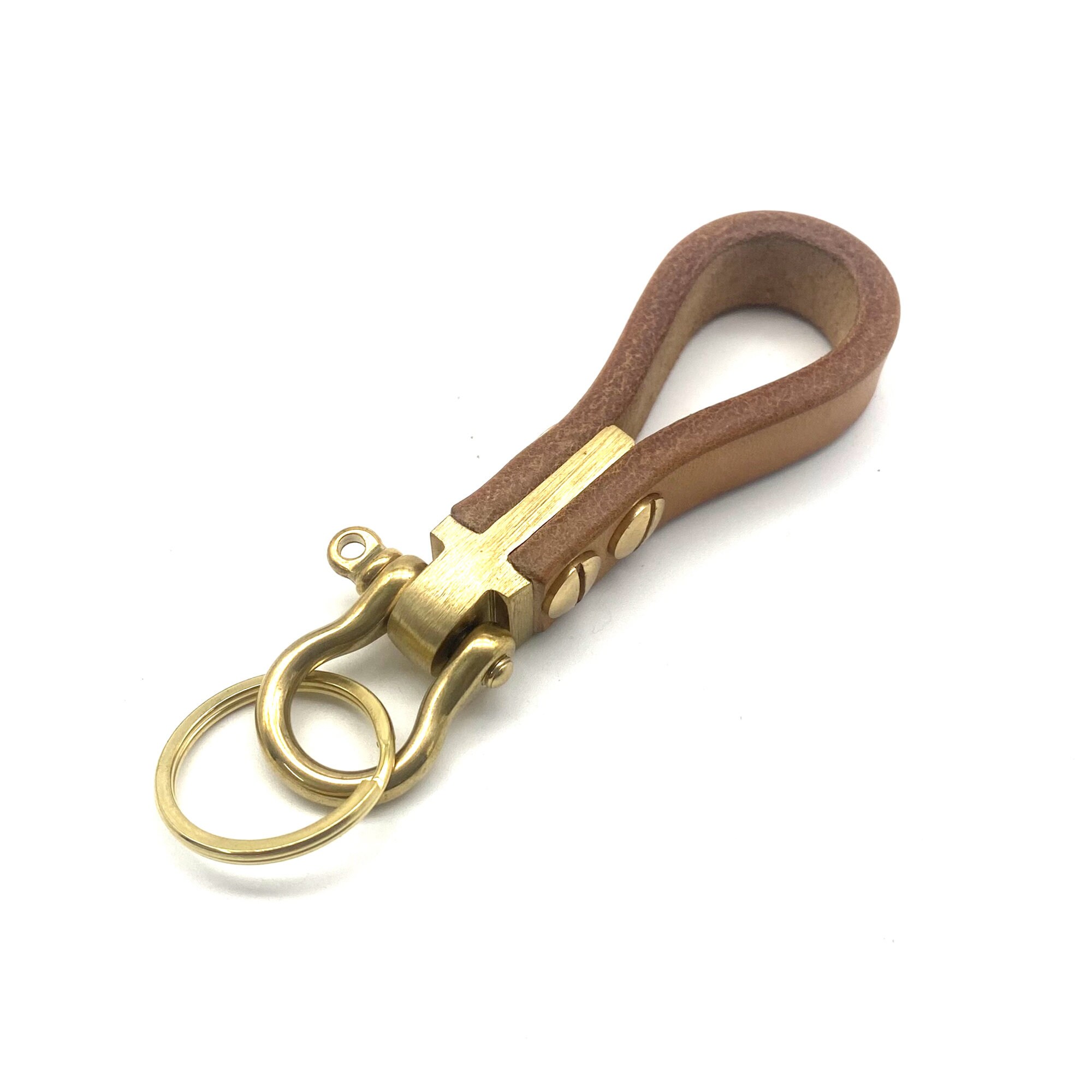 Bridge Shape Key Chain Leather Keychain Bridge,keychain Connect Hardwares - Etsy