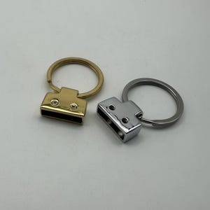 Brass Leather Keychain Key Fob Keychain Cover Head