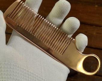 Reiner Kupfer Haarkamm Handgemachte Premium Kamm Geschenke für Familienmitglieder