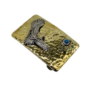 Eagle Decor Bucke Brass Plain Buckle Japan Style Leather Belt Buckle