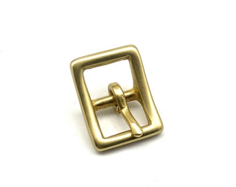 15mm Brass Buckle Fastener Closure Leather Bag Hardware