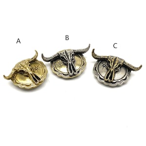 Bull Concho Button Rivets,Leather Screw Concho,Bag Decorate Concho
