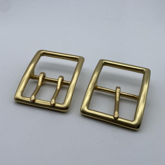 44 mm 真鍮製ダブル＆シングルプロングバックル メンズ ラージレザー