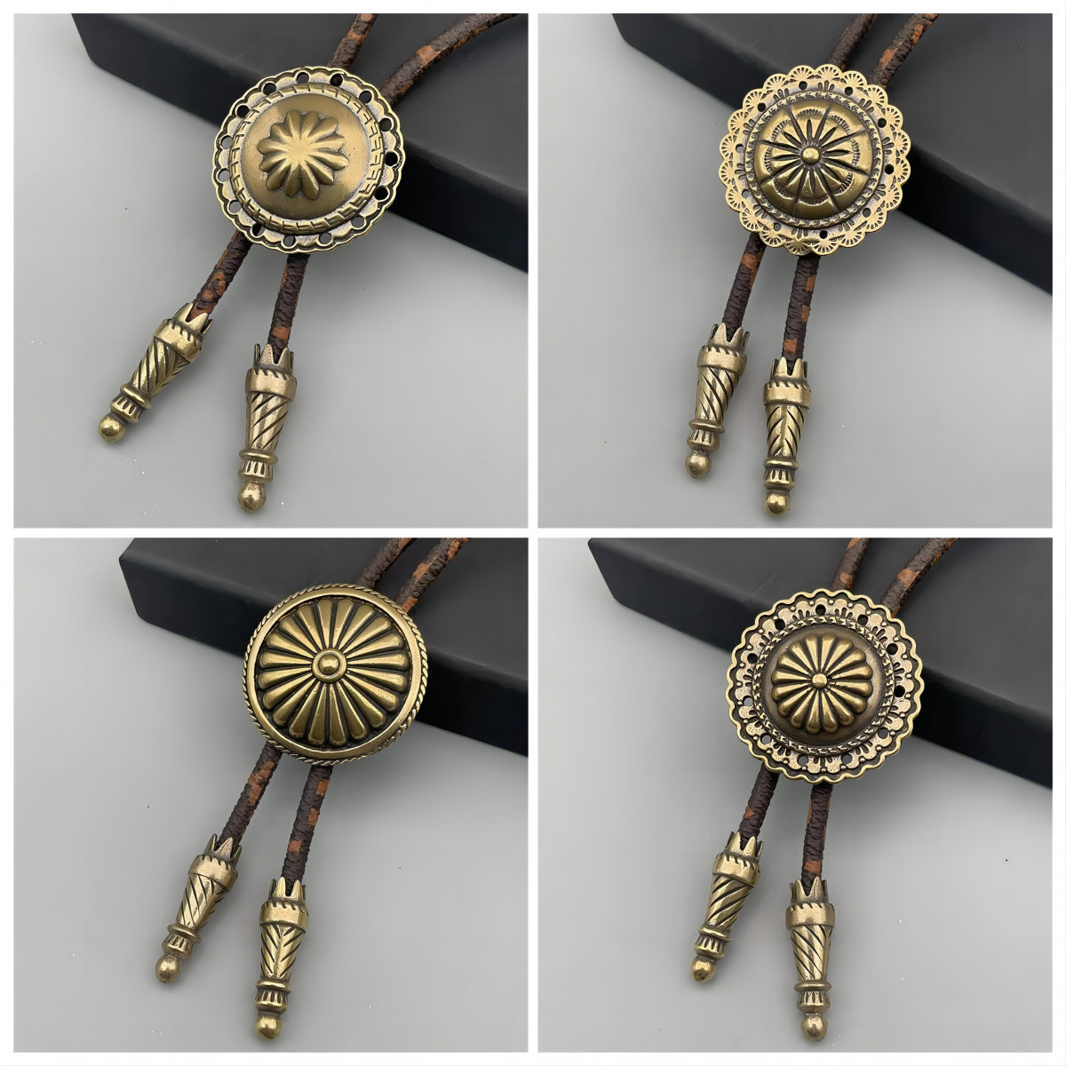 ネックレス・ペンダント Western Concho Bolo Tie #7810 Concho Bolo Tie - Etsy