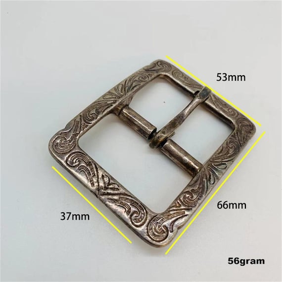 925 Sterling Silver Belt Buckle Amekaji Style Buckle - Etsy