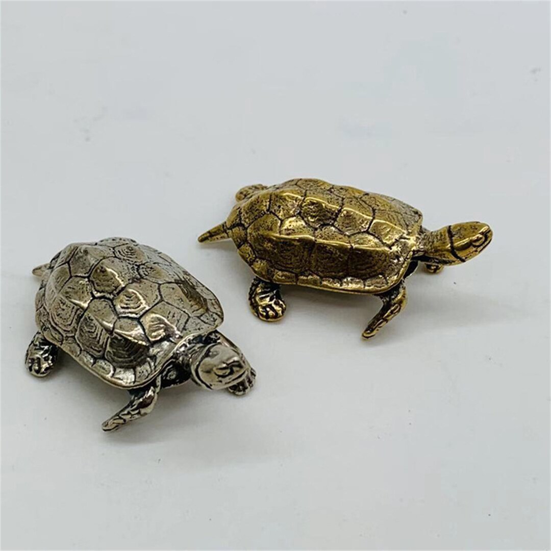 Tabletop Turtle Brass Turtle Figurine,tabletop Decoration Ornament,turtle Statue,turtle ...