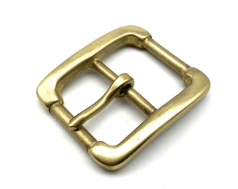 Solid Brass Pin Buckle Leather Belt Buckle Heavy Buckle