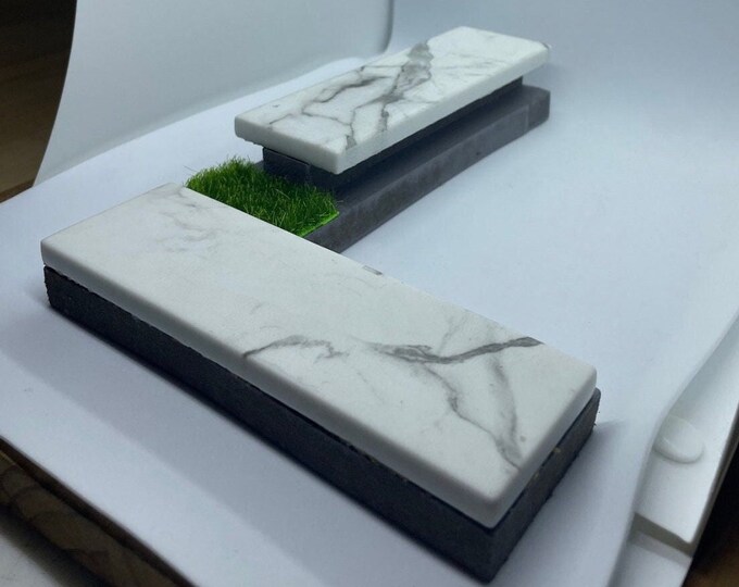 Fingerboard Small Marble L Ledge - Fingerboard Obstacles and Ramps ...
