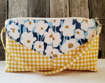 Mega Zipper Pouch - Harlequin - Small Diaper Bag  - Stylish Makeup Bag - Large - Gift for Mom Baby Teen Friend