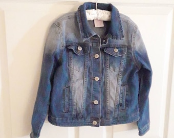 Girls SOHO Blue Denim Jean Jacket - Size 12