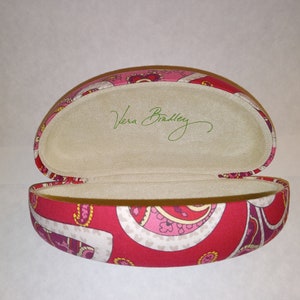 Vera Bradley Rosy Posies Hard Eyeglass Sunglass Case Retired