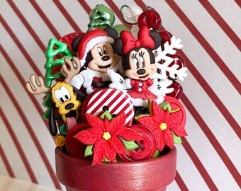 Mickey & Minnie Holiday - Mini Bouquet