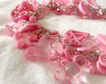 Pink Charm - Charm Necklace