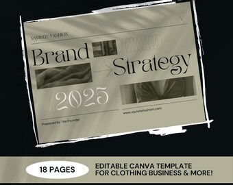 Brand Guide Template, Business Plan Template for Small Business, Branding Presentation, Marketing Plan Template, Business Strategy, Workbook