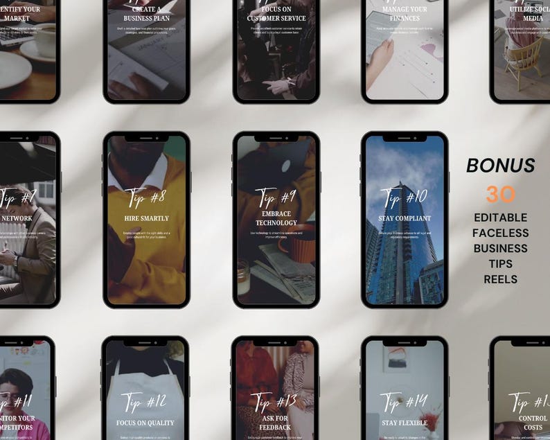 Faceless City Life Instagram Reels MRR PLR bonus 30 editable business tips reels with royalty-free aesthetic stock city life videos for IG threads YT shorts faceless TikTok creators using stock videos for digital marketing