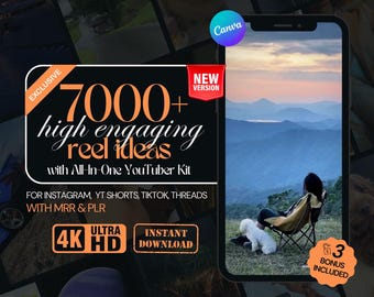 7000+ Faceless Videos for Instagram Reels, Tiktok & Youtube Shorts, Video Digital Marketing Reels, MRR PLR, Animal Reels, Luxury Videos DFY