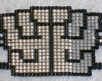 Shades of Control- FFVII-inspired beadwoven bracelet