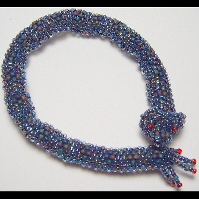 Arien, Handmade Beaded Snake Bracelet Etsy