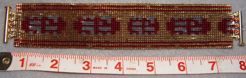 Journey Cuff, handmade beadwoven bracelet inspired by Journey image 3