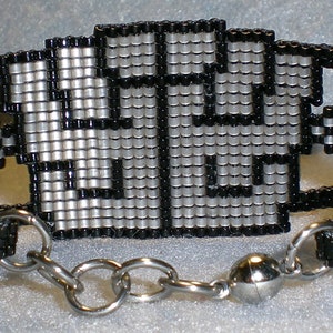 Shades of Control FFVII-inspired beadwoven bracelet image 5