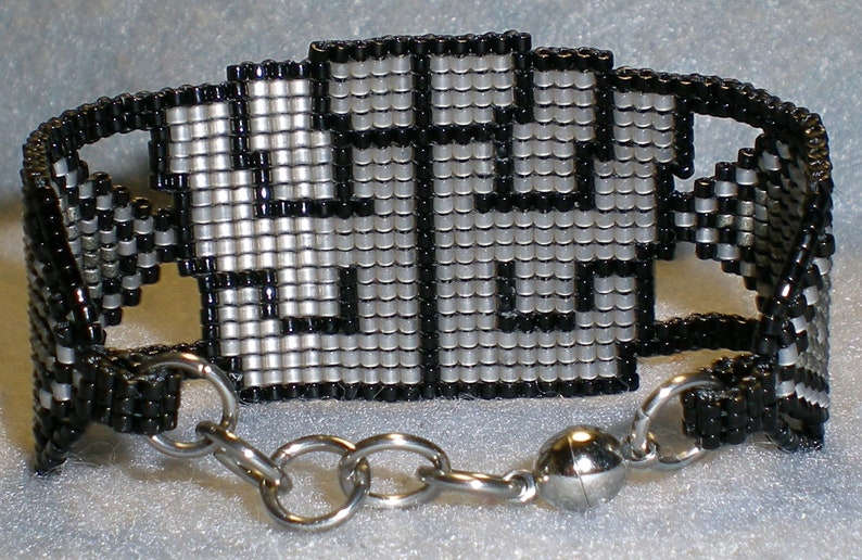 Shades of Control FFVII-inspired beadwoven bracelet image 5