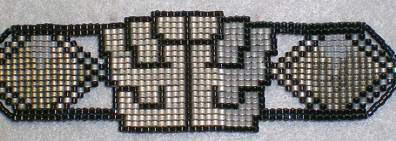 Shades of Control FFVII-inspired beadwoven bracelet image 1