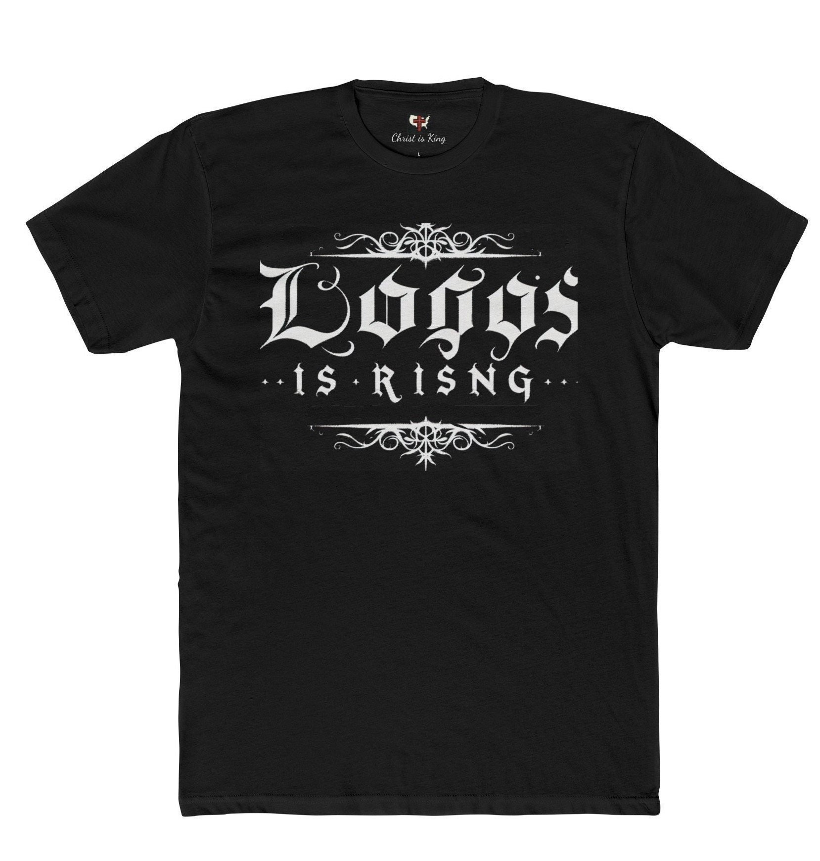 Spiritual Gifts for Men Women Logos is Rising Christ is King, Men's