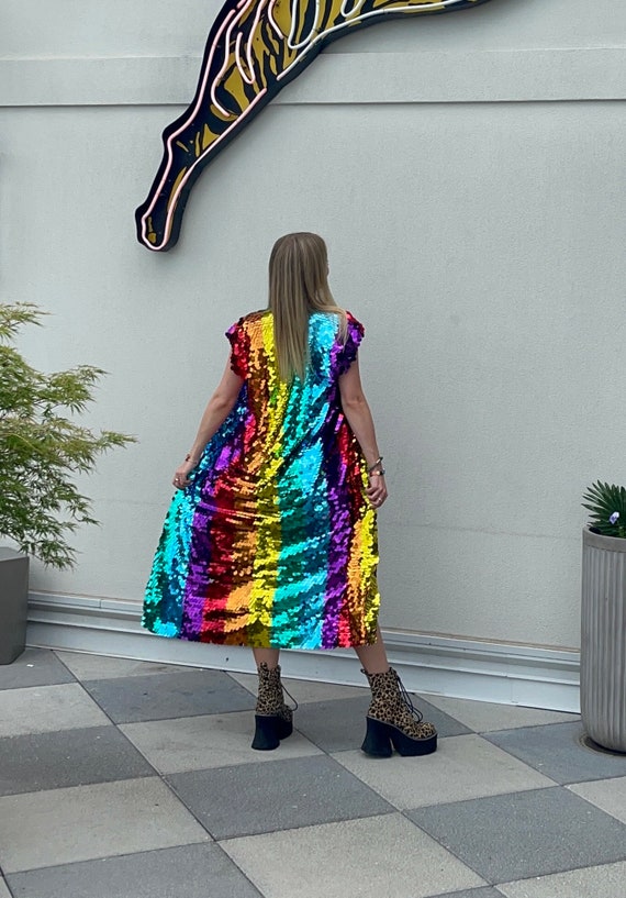 rainbow sequin dress joy Somewhere I can find the iconic rainbow joy dress in 2024? : r/KpopFashion