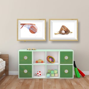 Basketball Hoop Print for Boys Room, Sports Prints, Basketball Wall Decor, Nursery Art, Toddlers Teen Bedroom, Gift for Him, Watercolor image 4