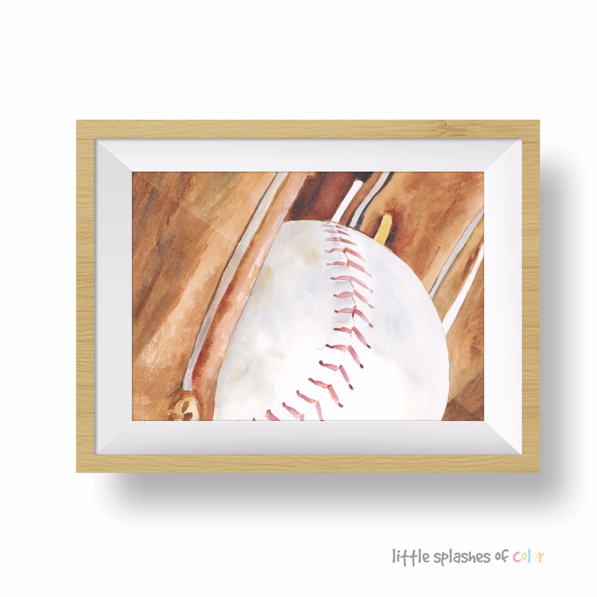 Baseball Art Gift for Him Baseball Gifts Baseball Wall Art Etsy